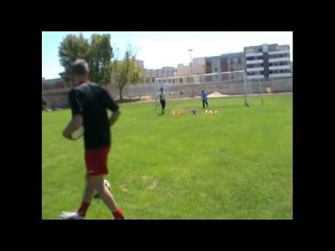 A lezione con il Portiere Federico Agliardi al Football Summer Camp 2013 Monopoli Stadio Comunale