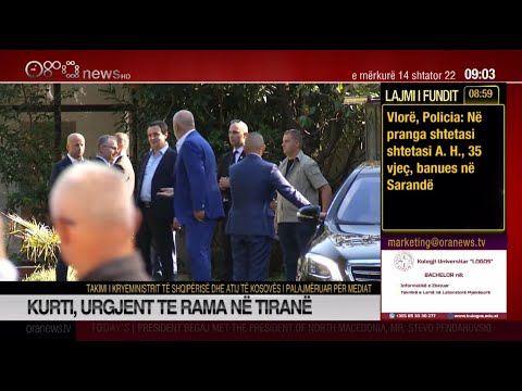 Edicioni informativ - 14 Shtator 2022 - Ora 09:00 - Ora News