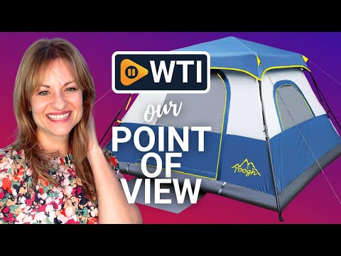 Toogh 4 Person Camping Tent with Instant Setup Tent - WTI product video review