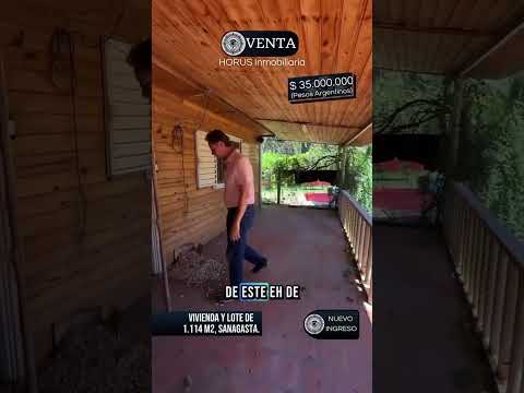 VENTA VIVIENDA Prefabricada y Lote de 1.114 m2 en esquina, Sanagasta La Rioja.
