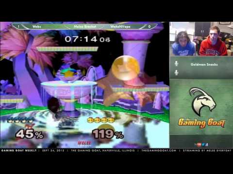 Gaming Goat Weekly [9/24/15]: WakeNVape (Peach) vs. Webs (Marth)