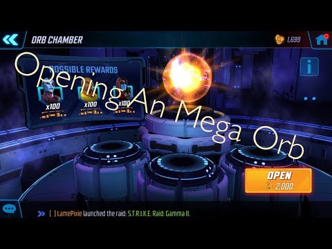 Marvel Strike Force Opening An Mega Orb