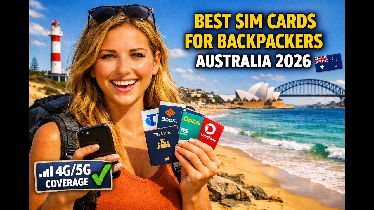 Best SIM Cards for Backpackers in Australia 2026 (Telstra, Boost, Optus & More)