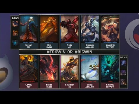 TDK vs DIG Game 2 Highlights - TEAM DRAGON KNIGHTS vs TEAM DIGNITAS - Week 5 NA LCS SUMMER 2015