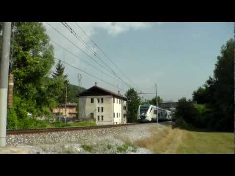 TRENO MINUETTO IN TRANSITO A ROBILANTE (CN) 1 - 7 - 2012.
