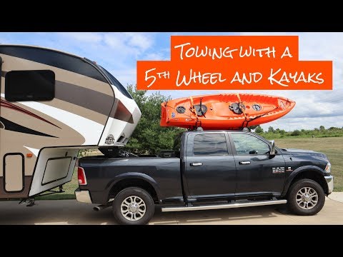 Carry Kayaks With 5th Wheel  - Whispbar Roof Rack Installation