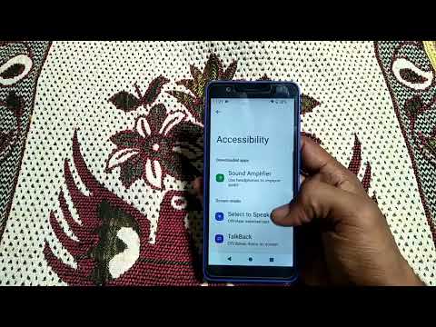 how to turn on high contrast text nokia C3