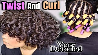 Beginner Friendly- Twist and Curl for Natural Hair