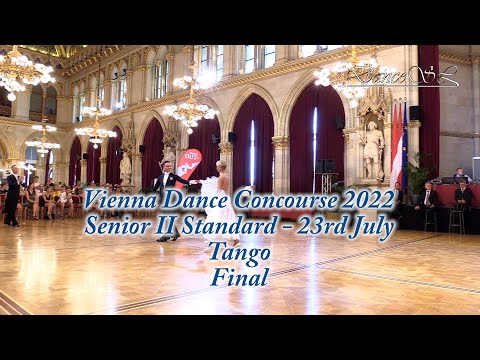 Vienna Dance Concourse 2022 - Senior II Standard Tango WDSF - Final - 23 July 2022