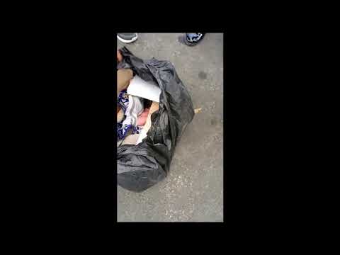 Penemuan bayi di dalam kardus dibalut kresek