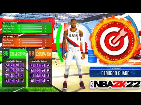nba 2k22 arcade edition but I found the best build…