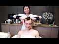 ASMR Powerful oil head and neck massage by Ekaterina