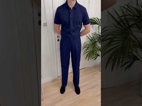 Quiet luxury outfit - navy monochrome👌☀️#menswear #mensstyle #mensfashion #quietluxury