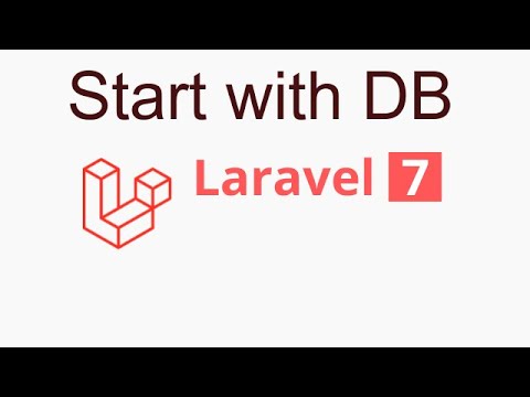 Laravel 7 tutorial #21 start with database