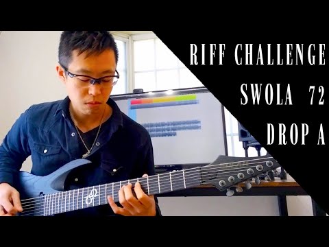 Sunday with Ola Riff Challenge #72 / Drop A 7 String Guitar Riffs