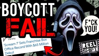 SCREAM 7 BOYCOTT FAILS MISERABLY! HUGE BOX OFFICE! WHAT WENT WRONG? 