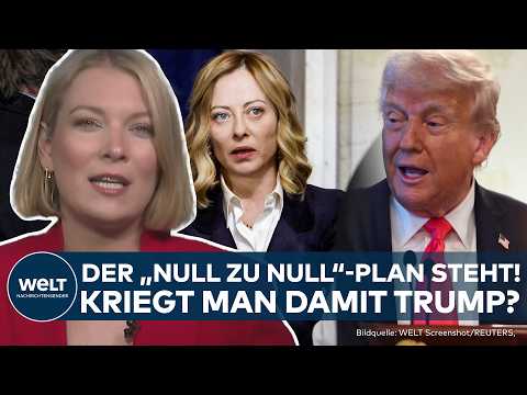 USA: Giorgia Meloni bietet Trump lukrativen Deal an! Sind damit die Zölle für Europa vom Tisch?