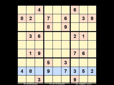 How to Solve The Toronto Star Five Star Sudoku August 20, 2022