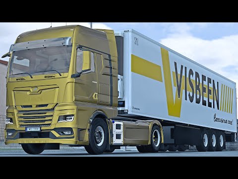 4K | ETS2 1.43 | Promods | Man TGX 2020 | Reims 🇫🇷 - Le Havre 🇫🇷