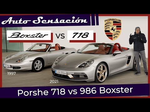 Comparativa Porsche 718 Boxter (2021) contra Porsche Boxster 786 (1996)