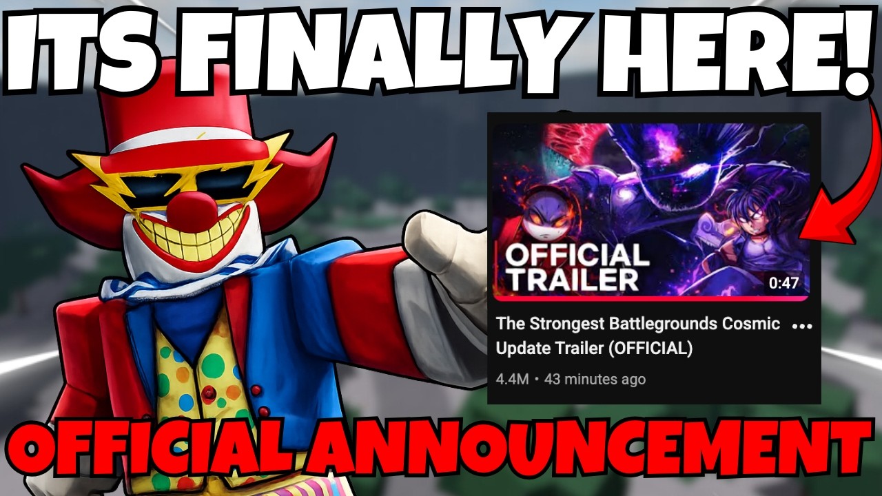 The Strongest Battlegrounds NEW OFFICIAL TRAILER IS FINALLY HERE! + OFFICIAL ANNOUNCEMENT