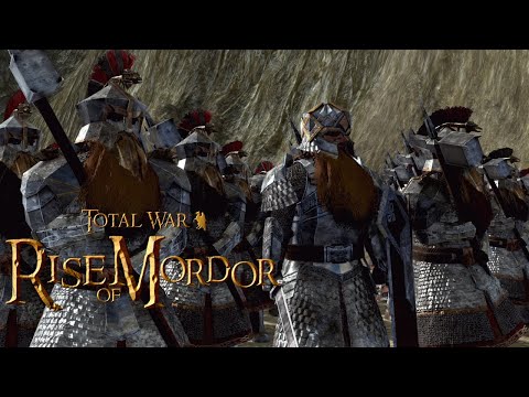 EREBOR DEFENDS THE MOUNTAIN PASS! - Total War Rise of Mordor Multiplayer Battle