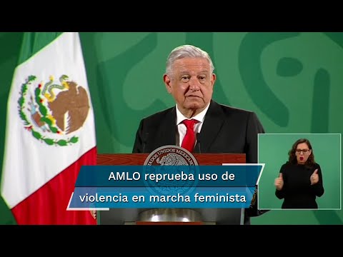 Me da "mala espina" la marcha feminista a favor del aborto: AMLO