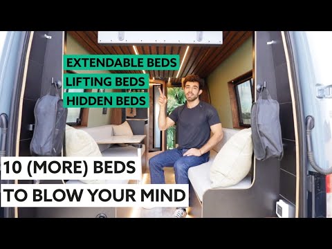 🔥 TOP CAMPER VAN BED DESIGNS OF 2023 🔥 (PART 2) 10 MORE Brilliant Beds for Your Van Conversion 🚐