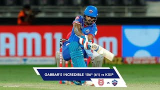 Shikhar Dhawan's Incredible Century Against Kings XI Punjab