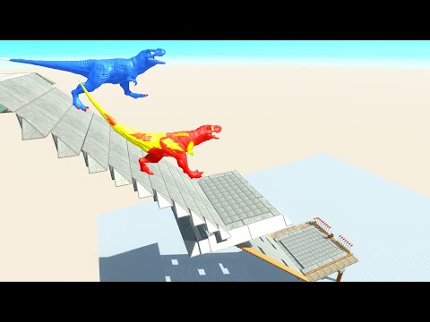 FAST SLIDE COMPETITION BETWEEN UNIT - Animal Revolt Battle Simulator ARBS