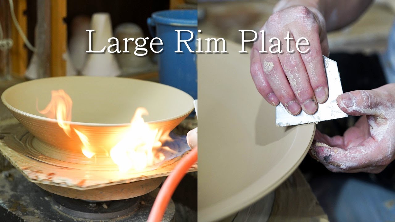 【Throwing】Make a Large Rim Plate