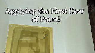 Applying the First Coat of Paint