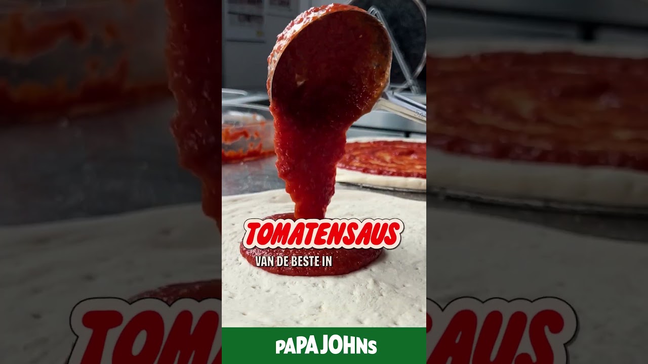The Best Pizza 🍕 Fresh dough from Papa Johns secret recipe 🍅 Tomato sauce with the best ingredients