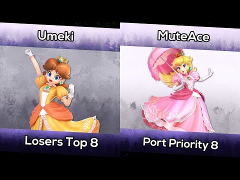 Umeki (Daisy) vs MuteAce (Peach) - Losers Top 8 - Port Priority 8