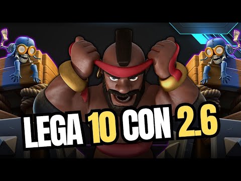LEAGUE 10 WITH 2.6 MODIFIED...WITH CAVA EVO! (VIDEO XL) - CLASH ROYALE ITA