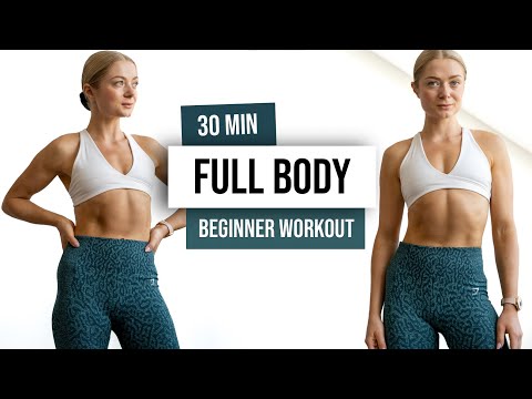 30 MIN FULL BODY HIIT Workout For Beginners - No Equipment, No Repeat Home Workout