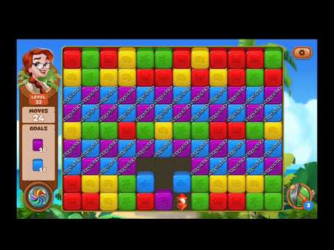 Lost Island Blast Adventure Level 33 NO BOOSTERS - A S GAMING