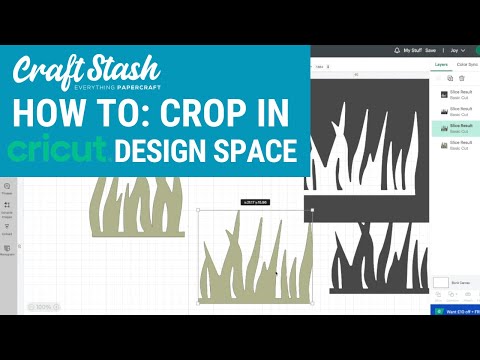 How to crop in Cricut Design Space