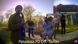 Licking County Sherriffs & Pataskla pd ARREST WHEELCHAIR VET ON HIS OWN PROPERTY!!! Part 2