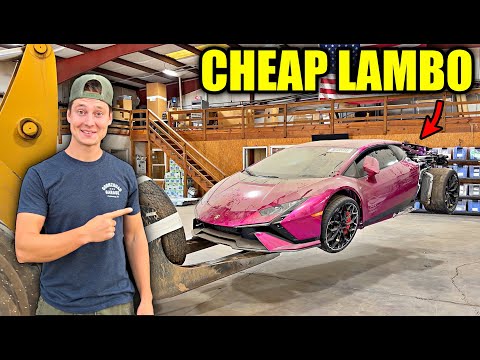 We Bought A Wrecked Lamborghini Tecnica!!!