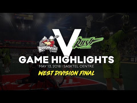 GAME HIGHLIGHTS: Calgary Roughnecks @ Saskatchewan Rush - West Division Final