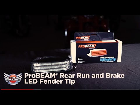 How To Install ProBEAM Rear LED Fender Tip Light for Harley Davidson 🔧