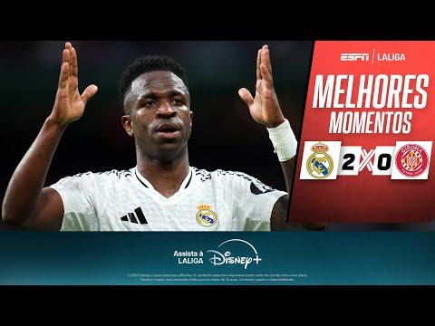 Gols e lances de Real Madrid x Girona