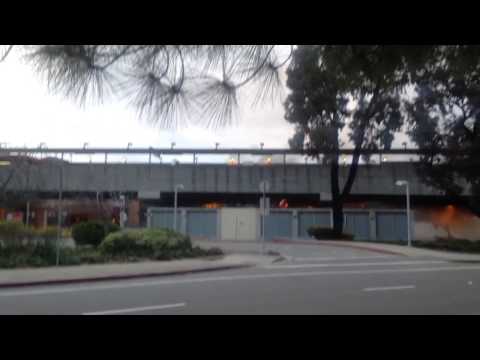 Big Electrical Fire at Walnut Creek bart Station on 3/4/17 Part 1 of 2