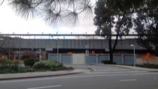 Big Electrical Fire at Walnut Creek bart Station on 3/4/17 Part 1 of 2