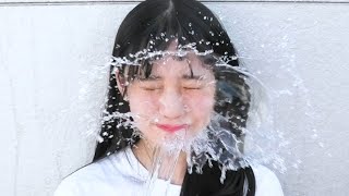 アイドルの顔に水ぶっかけてずぶ濡れにしてみた。【YouTuberアイドルうらきす】