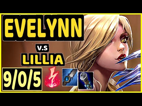 SELFMADE (EVELYNN) vs LILLIA - 9/0/5 KDA JUNGLE CHALLENGER GAMEPLAY - EUW