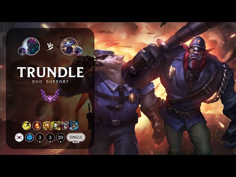 Trundle Support vs Yuumi - KR Master Patch 12.21