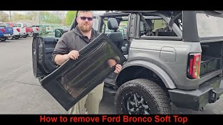 How to Remove a Ford Bronco Soft Top
