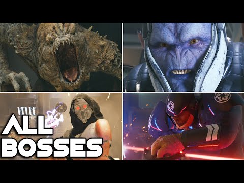 Jedi Survivor - All Bosses and Ending (4K)